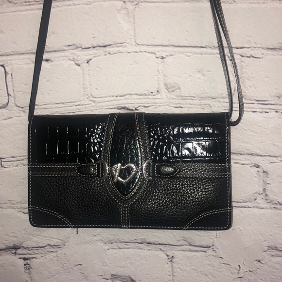 Brighton Handbags - Brighton Clutch Crossbody Leather Bag Small